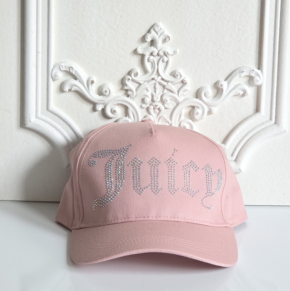 Juicy Couture Blush Pink Rhinestone Cap